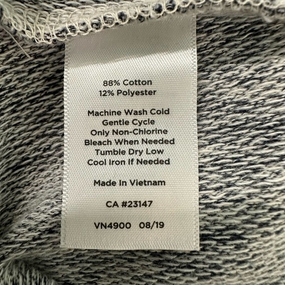 NWT Talbots Shift Dress Women’s sz. SMALL‎ Gray TERRY FLOUNCE HEM - Picture 8 of 8